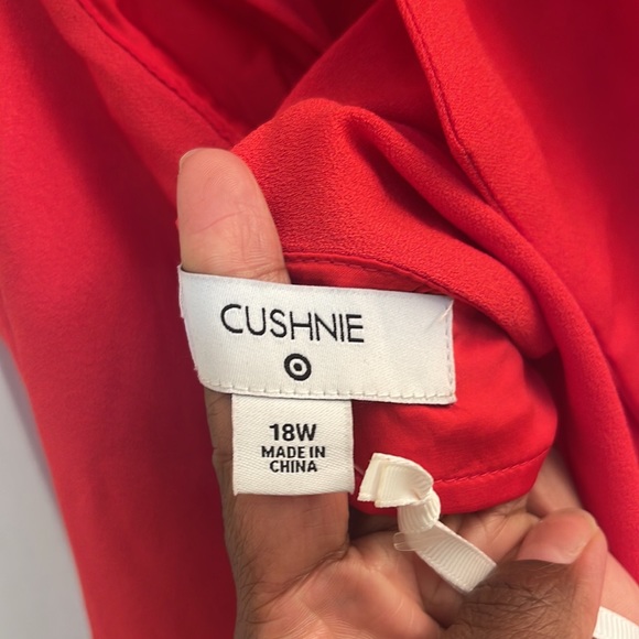 Cushnie x Target asymmetrical red dress size 18 - Picture 8 of 8